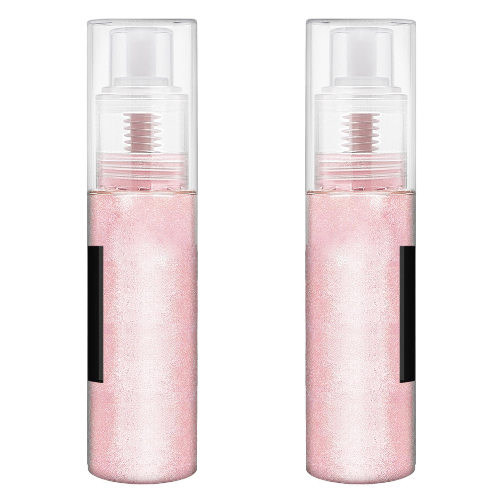 YumCraft edible paint pink glitter creates metallic accents for pastries.