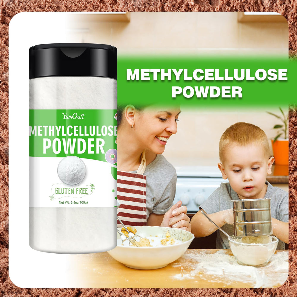 Ice cream prepared with YumCraft methylcellulose powder for enhanced stability.