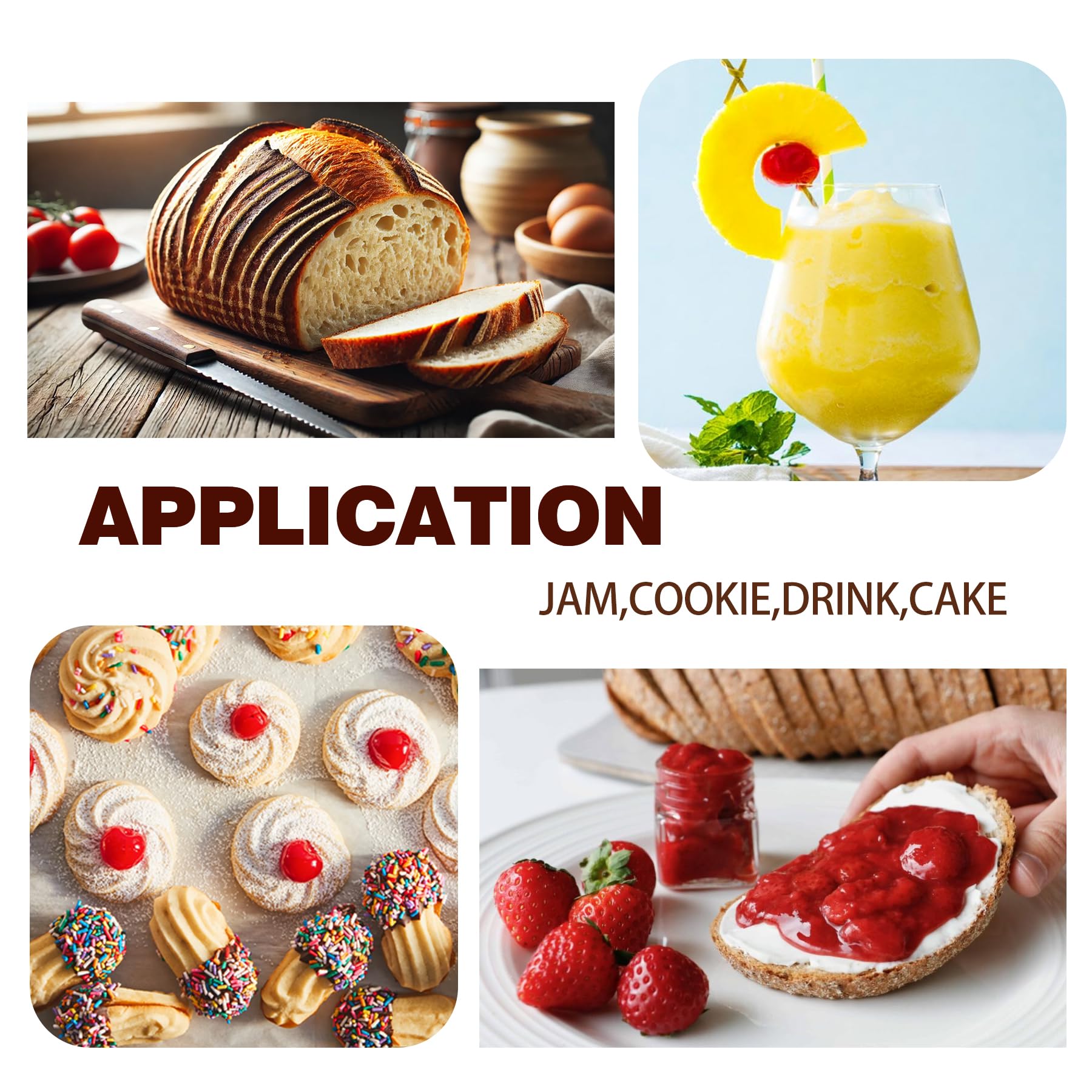 YumCraft Xanthan Gum Powder batter texture reveals improved viscosity for gluten-free cakes.