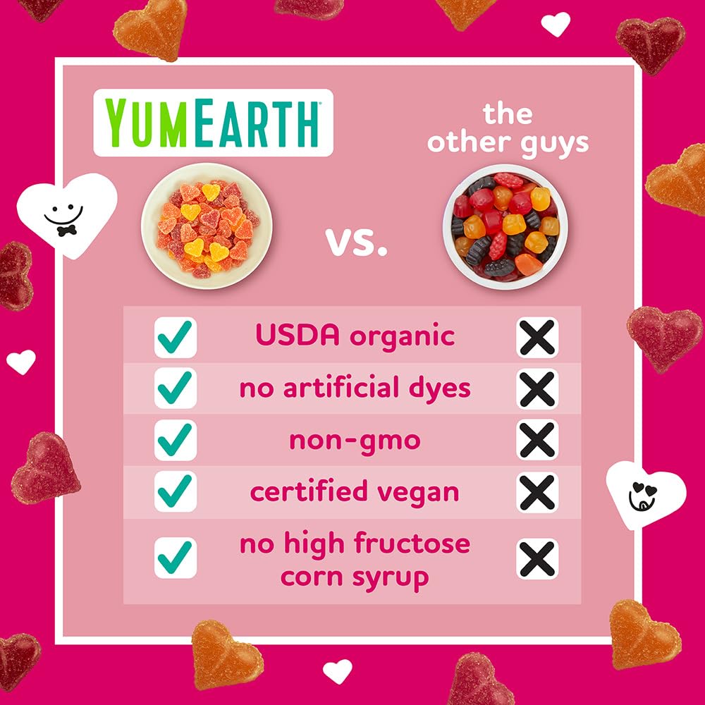 YumEarth 15-pack with 0.5 oz portions for easy sharing.