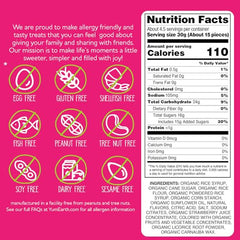 YumEarth allergen-free strawberry licorice suitable for classroom snacks