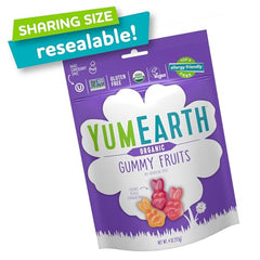 YumEarth Candy Gummy Fruit Easter basket shot highlighting a festive, shareable treat.