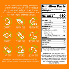 YumEarth Chewys lemon flavor closeup, vibrant real-fruit color