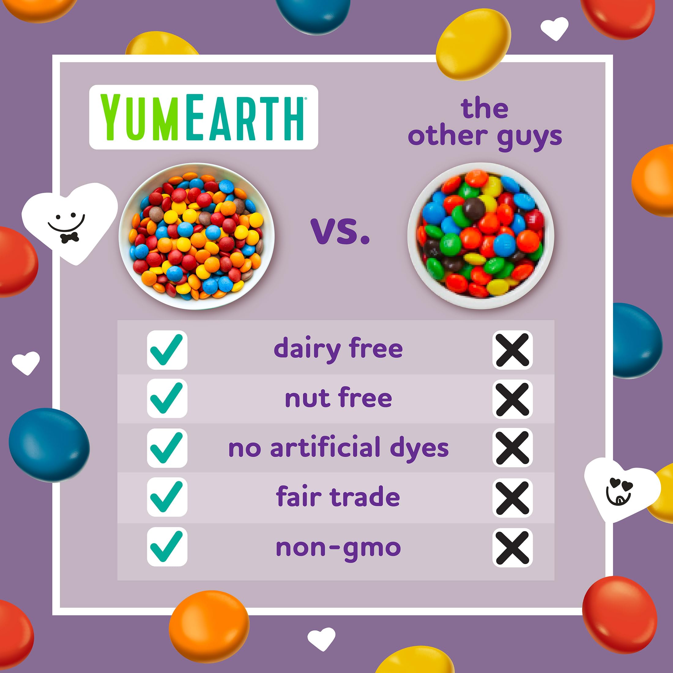 YumEarth Choco Yums allergen-free and gluten-free snack option
