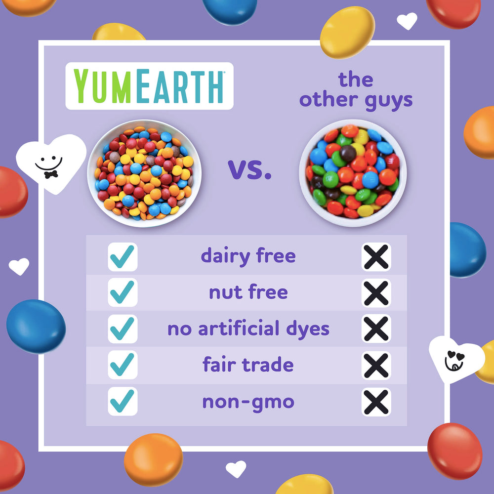 YumEarth Choco Yums allergen-free and gluten-free snack option