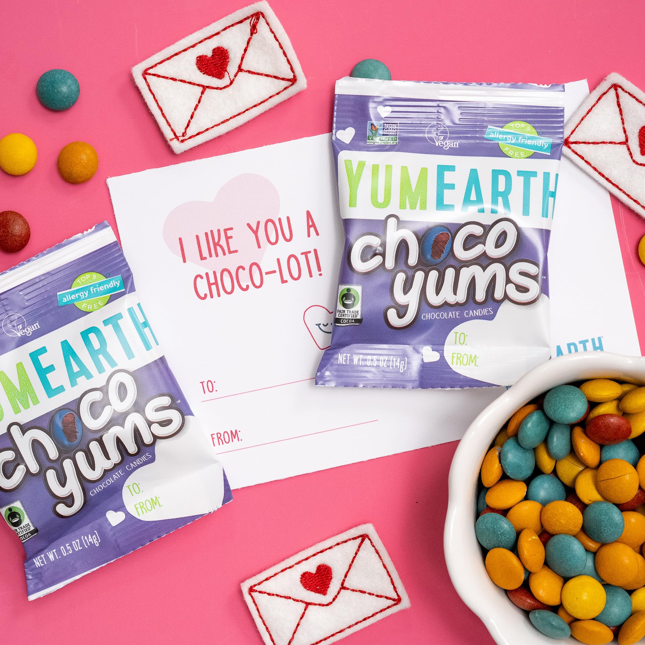 YumEarth Choco Yums USDA Organic and Non-GMO certified