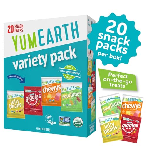 YumEarth Giggles chewy candy, perfect for satisfying sweet cravings.