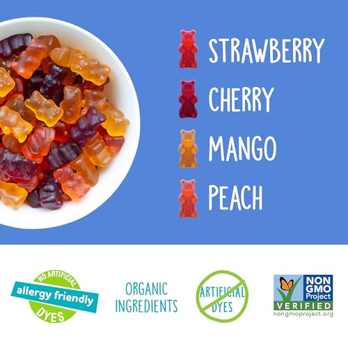 YumEarth Gummy Bears individually wrapped snacks for easy grab-and-go kids' treats.