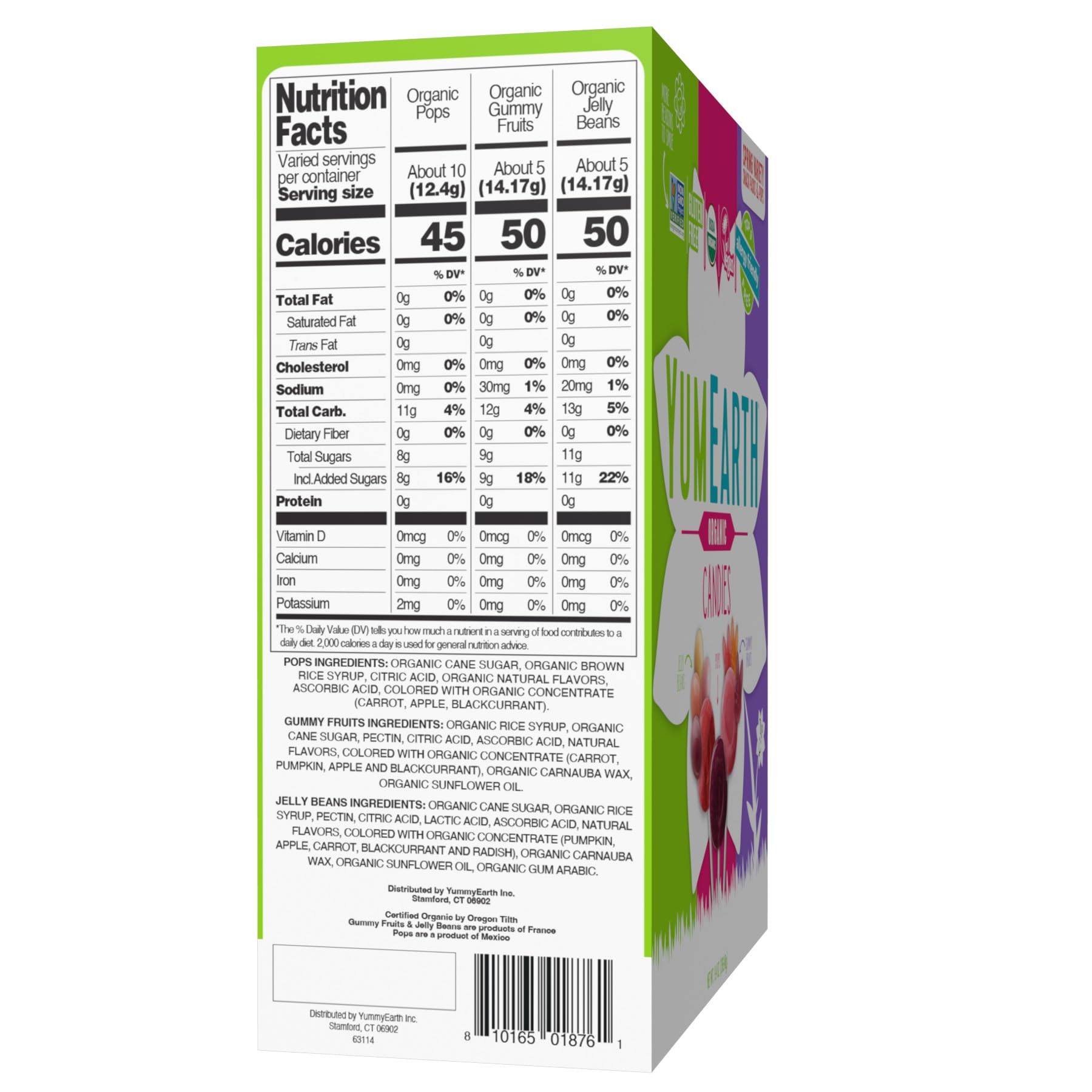 YumEarth organic Easter jelly beans in a variety box for gluten-free treats