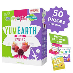 YumEarth organic Easter pops in a variety box ideal for lunchboxes