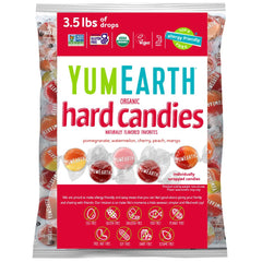 YumEarth Organic Fruit Drops rainbow pack, kid-friendly snack with natural flavors.