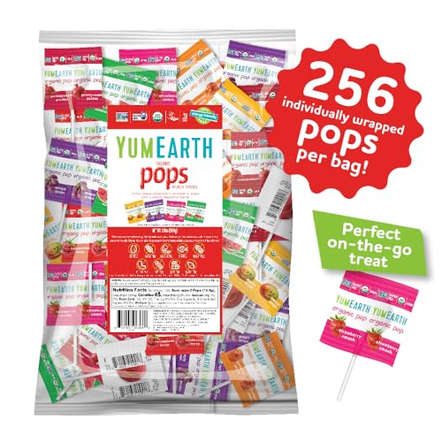 YumEarth Organic Pops eight fruit flavors for celebrations and snacking