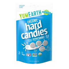 YumEarth Wild Peppermint mints in a 2-pack for on-the-go breath freshening
