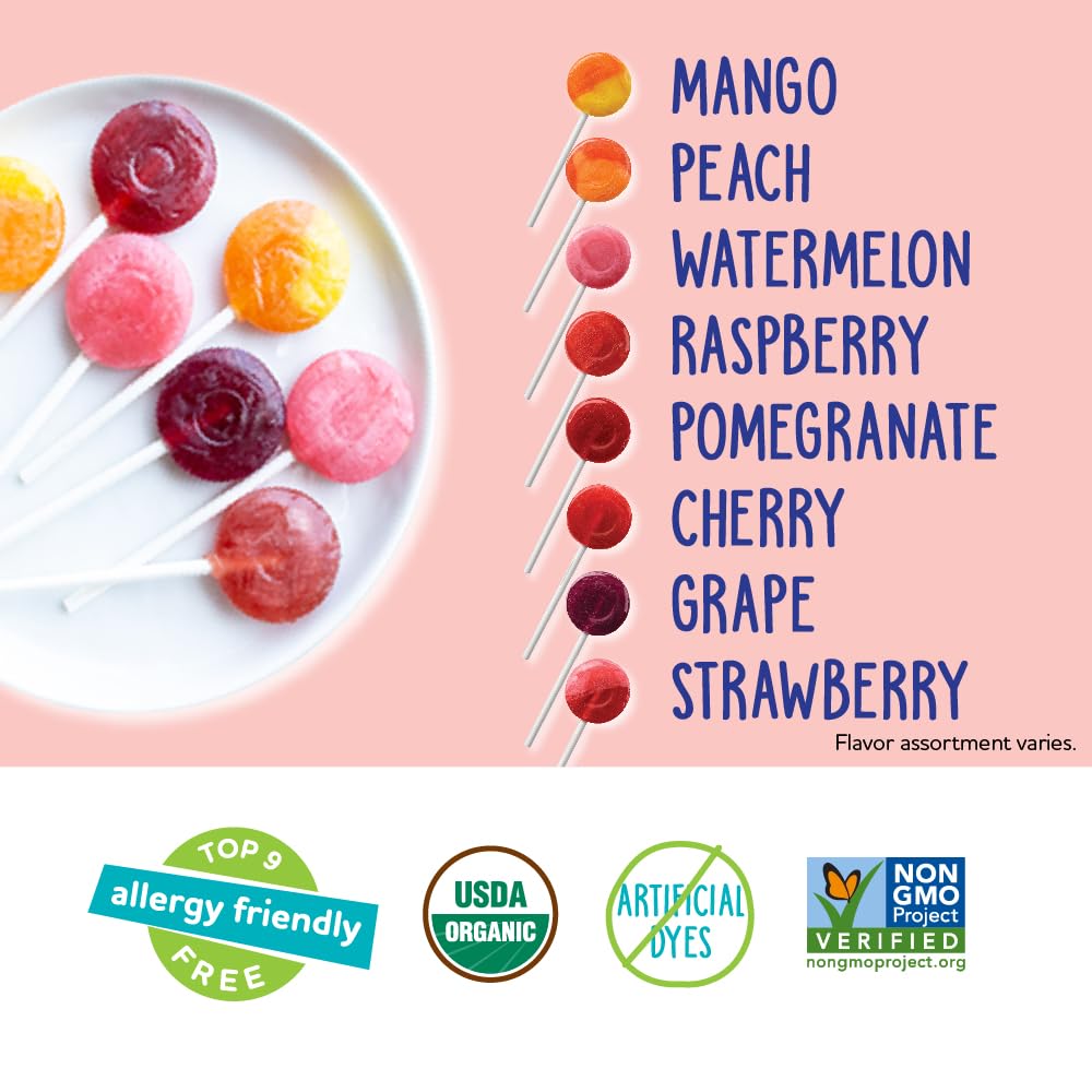 Allergen-free YumEarth Pops are gluten-free and vegan for school-friendly treats.