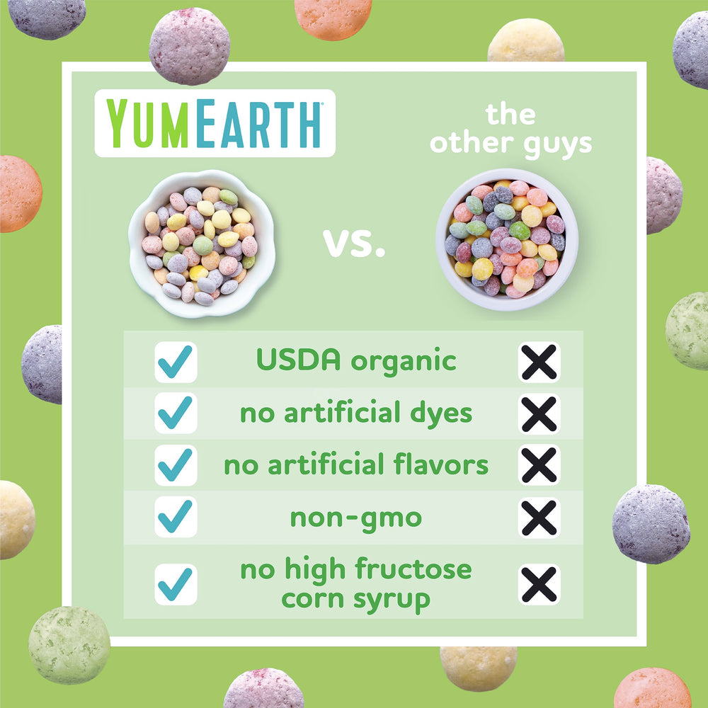 YumEarth Sour Giggles Orange flavor for a zesty after-school treat.