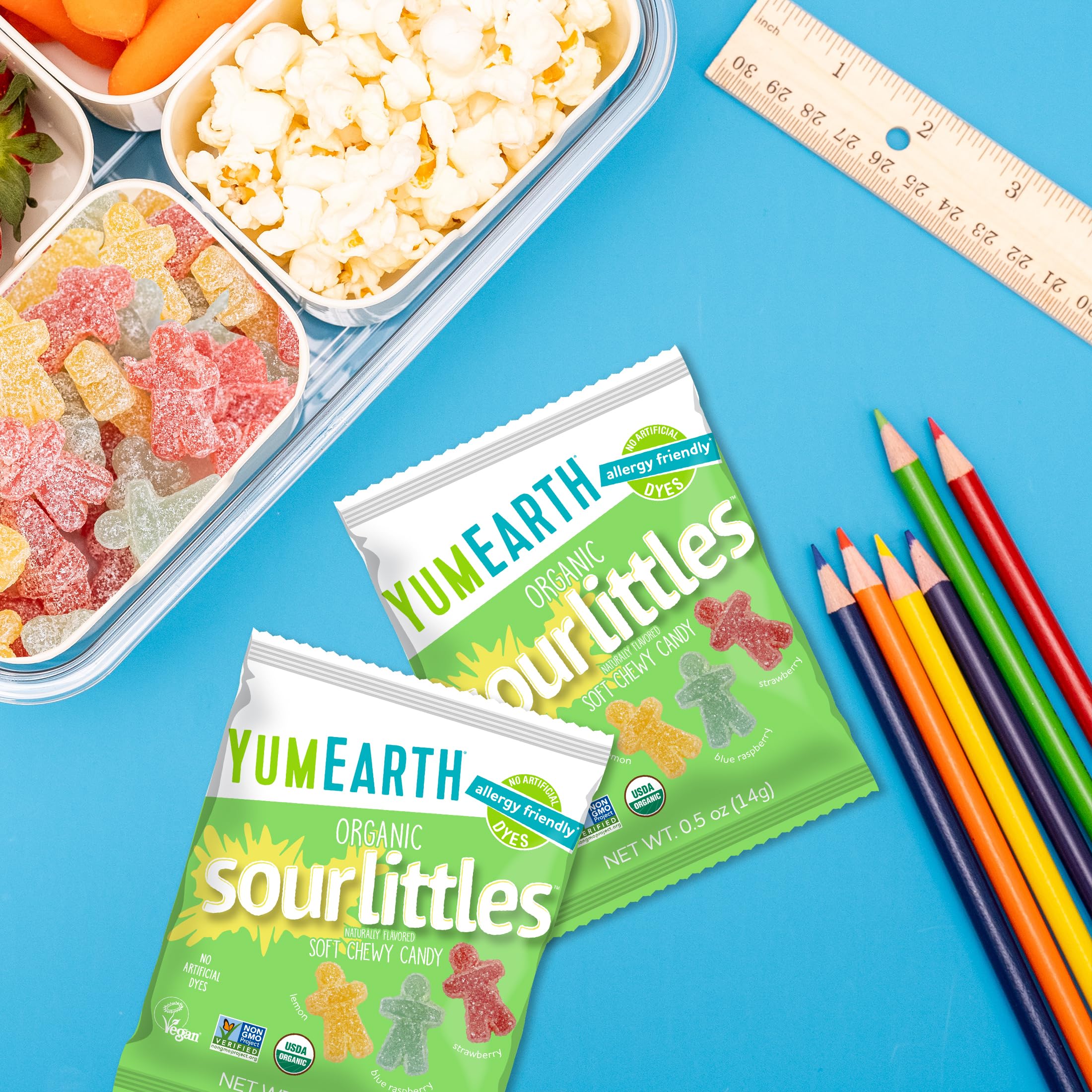Note on gluten-free molding process for YumEarth Sour Littles candy