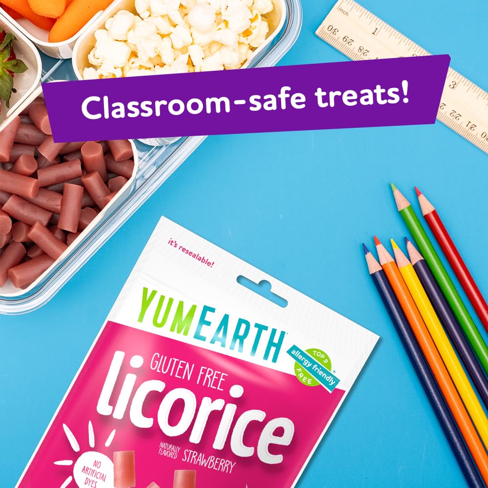 YumEarth vegan-friendly licorice ideal for lunch boxes and snack time