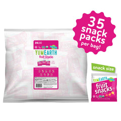 YumEarth raspberry flavor snack for lunch boxes.