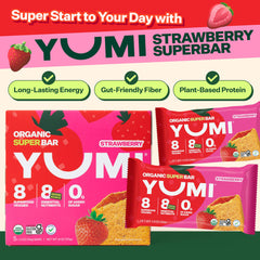 YUMI Organic Breakfast Superbar 8-vegetables colorful veggie blend