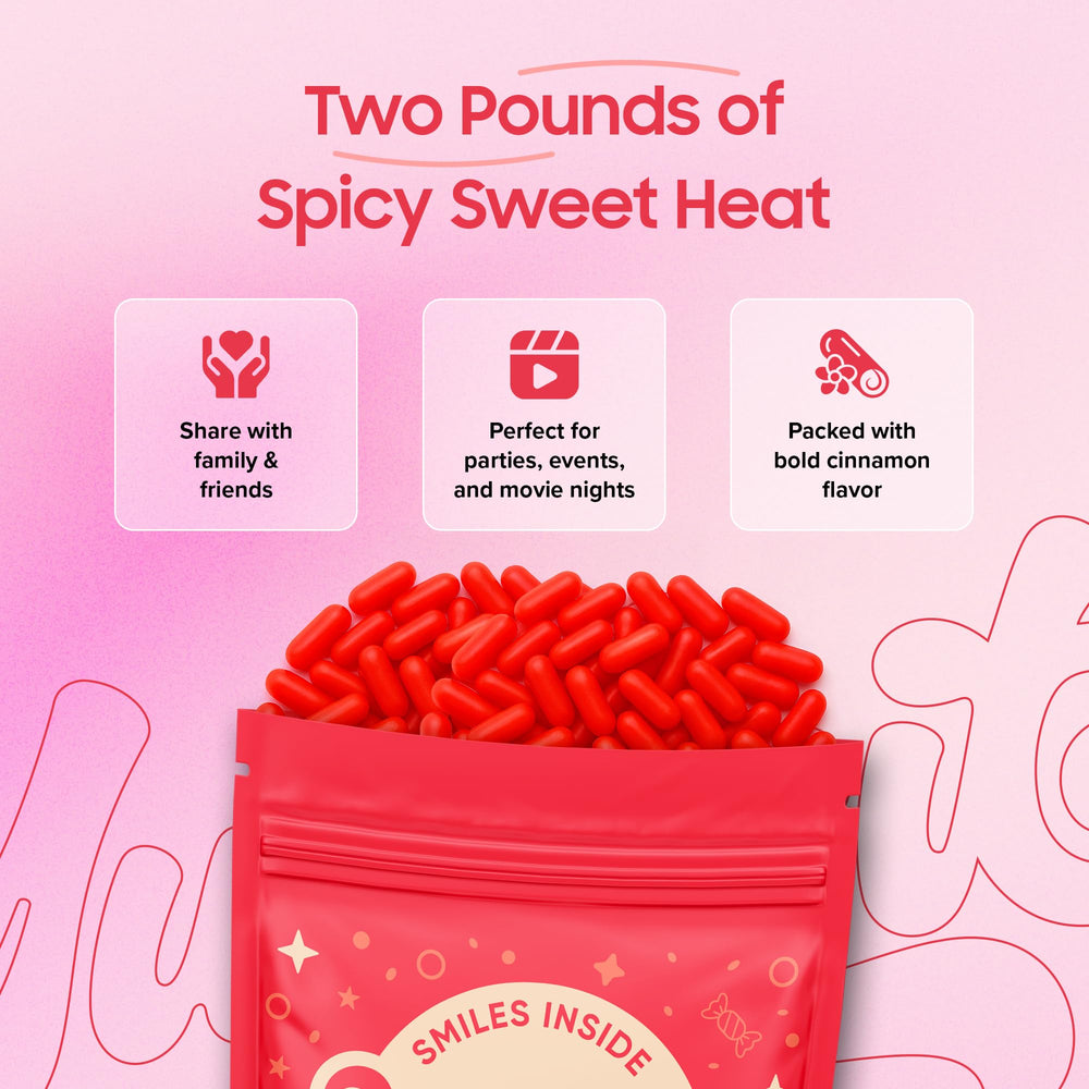 Yumkit Hot Tamales Fierce Cinnamon Candy vending-machine friendly spicy-sweet option.