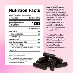 Yumkit soft chewy licorice texture delivers nostalgic flavor in every bite.