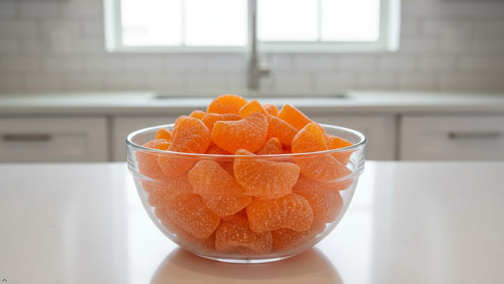 Yummy Chew orange slice candy bulk serving ideas for events.