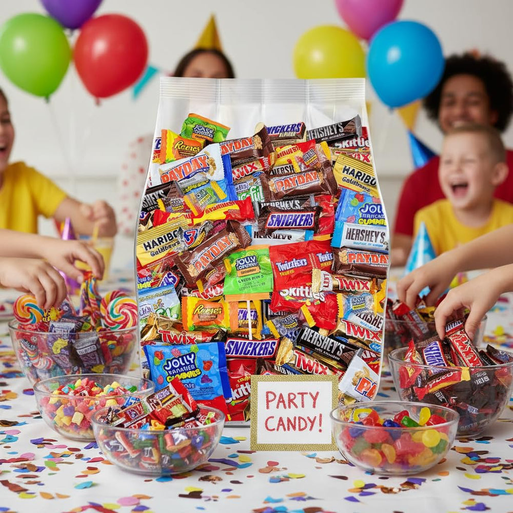 A display of Yummy Chew chocolate variety ready for snacking.