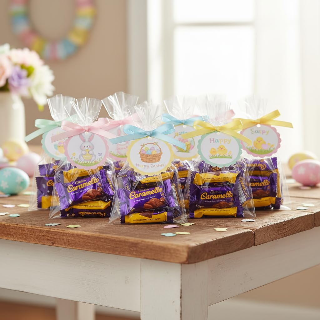 CadburyCaramello mini bars ready for gifting bags and holiday treats