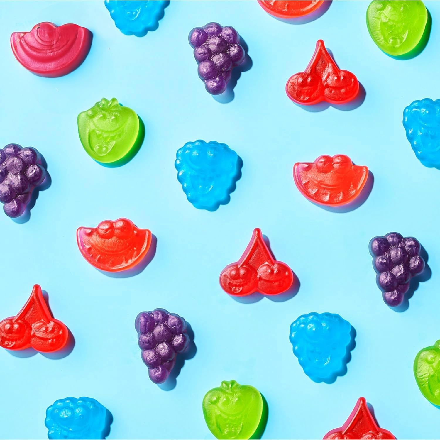 Yummy Chew Jolly Ranchers Gummies individually wrapped, convenient for lunchboxes.