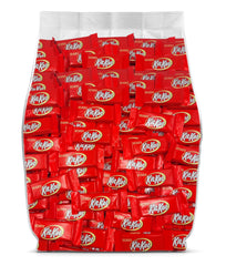 Yummy Chew KitKat bulk pack with 60 bars ready for sharing at parties.