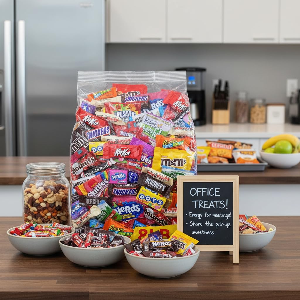 Yummy Chew office and classroom snacks add variety to break rooms.