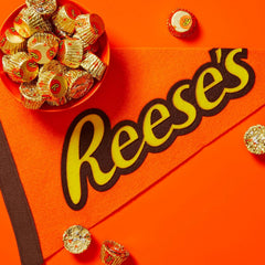 Yummy Chew Reese's cups party display, ready for dessert tables.