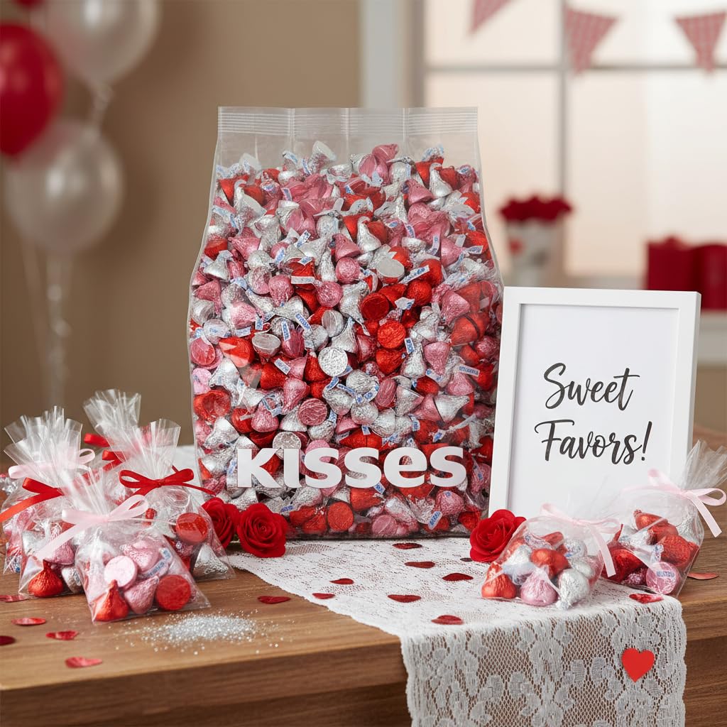 Individually wrapped kisses ensure mess-free distribution and freshness.