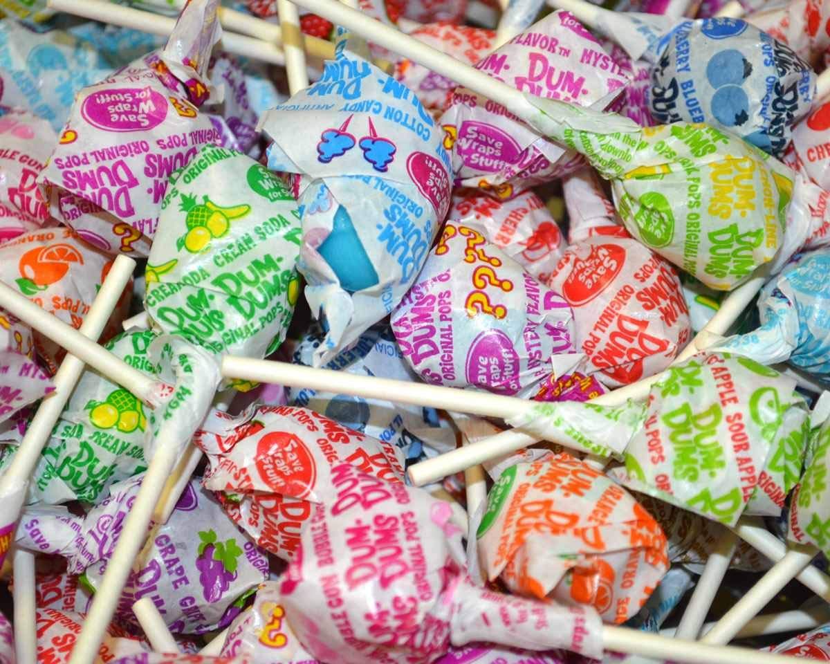Yummyland Dum Dums gluten-free lollipops, individually wrapped for freshness