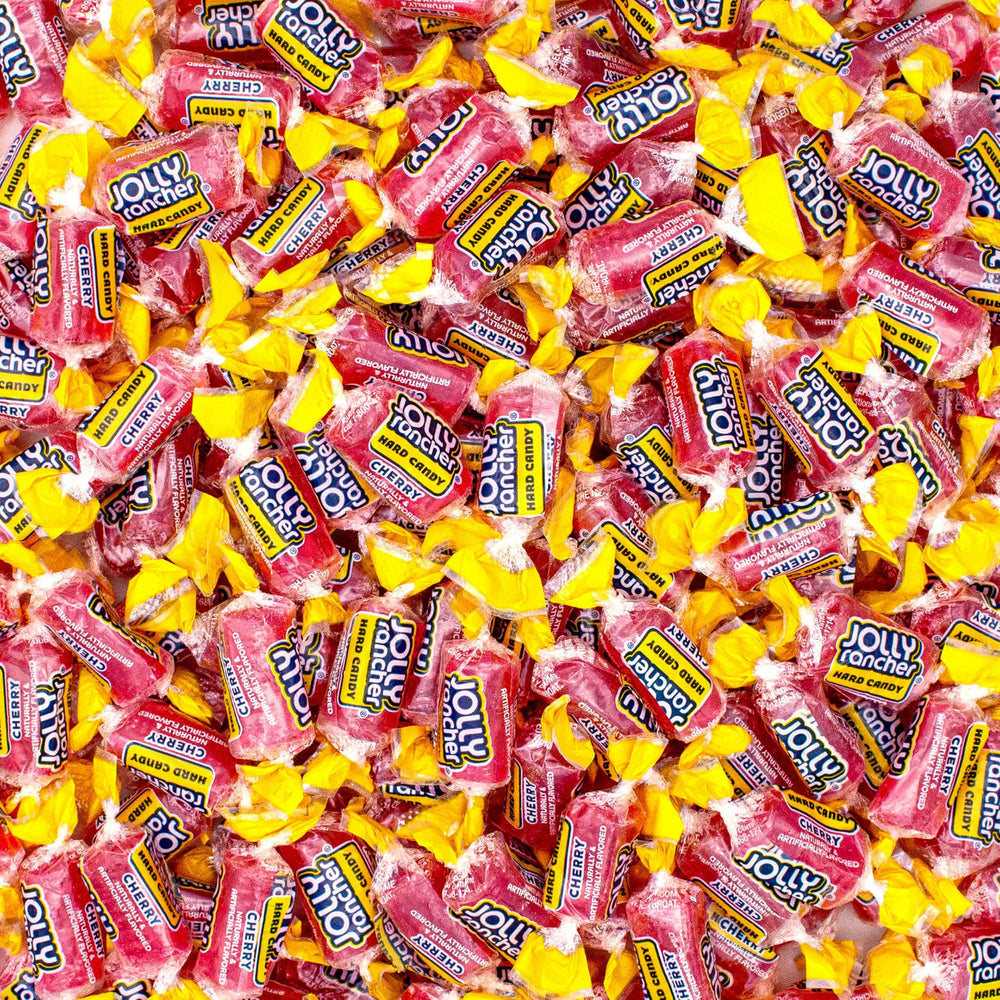 YUMMYLAND Jolly Cherry hard candy bulk bag for easy sharing and on-the-go snacking.