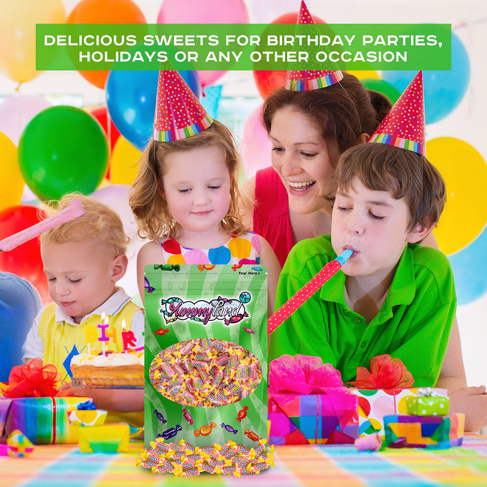YUMMYLAND Party candy collection ready for candy buffets and celebrations.