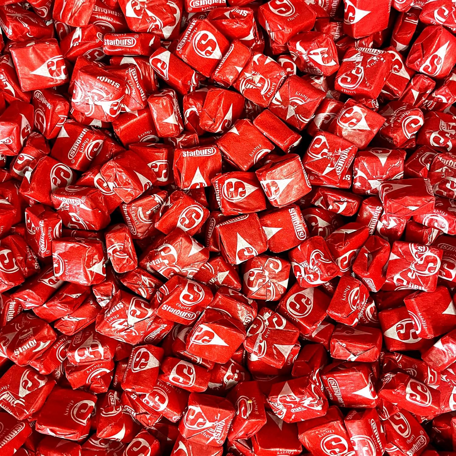 YUMMYLAND Star Bursts Cherry candies bulk bag—fresh, ripe cherry flavor for parties.