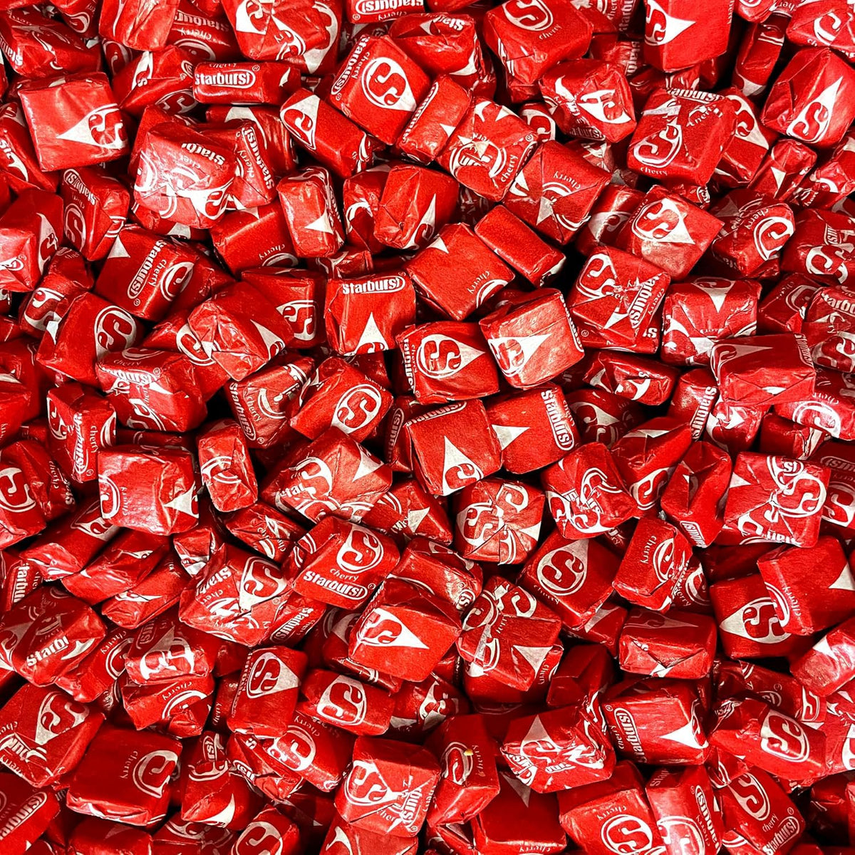 YUMMYLAND Star Bursts Cherry candies bulk bag—fresh, ripe cherry flavor for parties.
