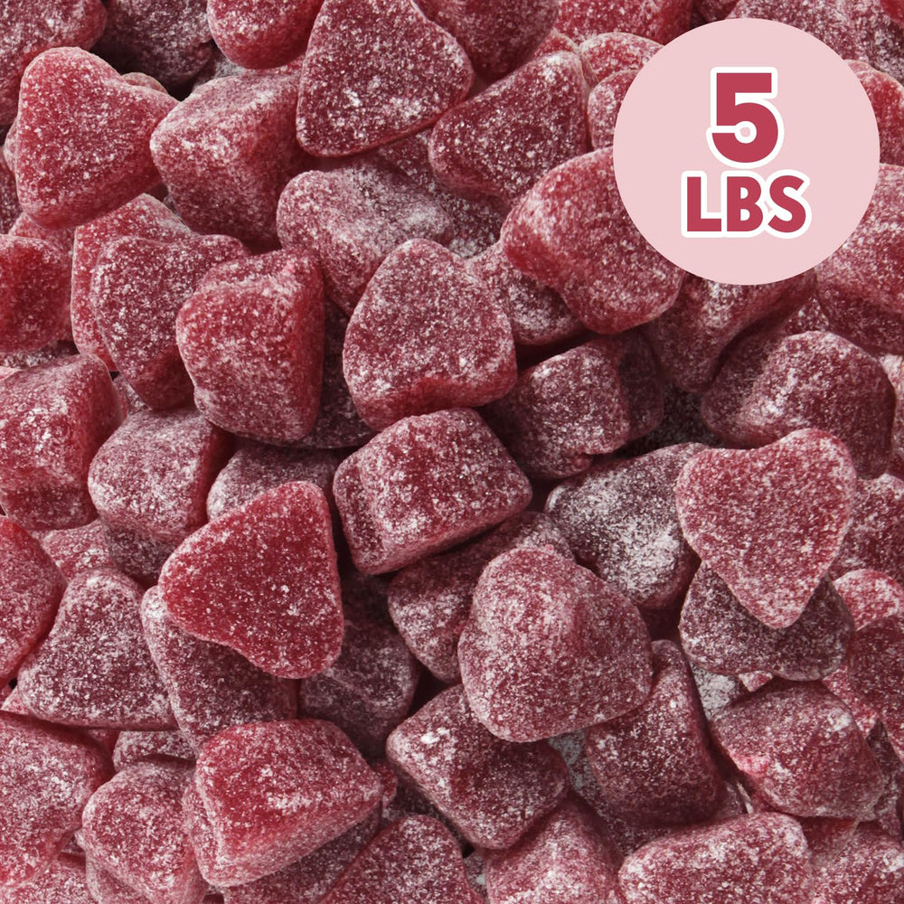 Individually wrapped Yumzo hearts ideal for classroom treats