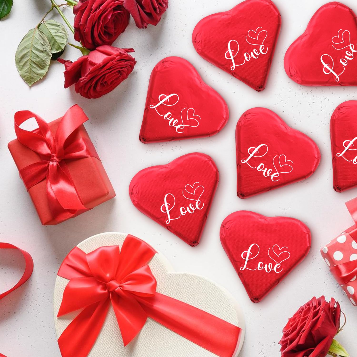 Yumzo classic heart design milk chocolate for everyday treats.