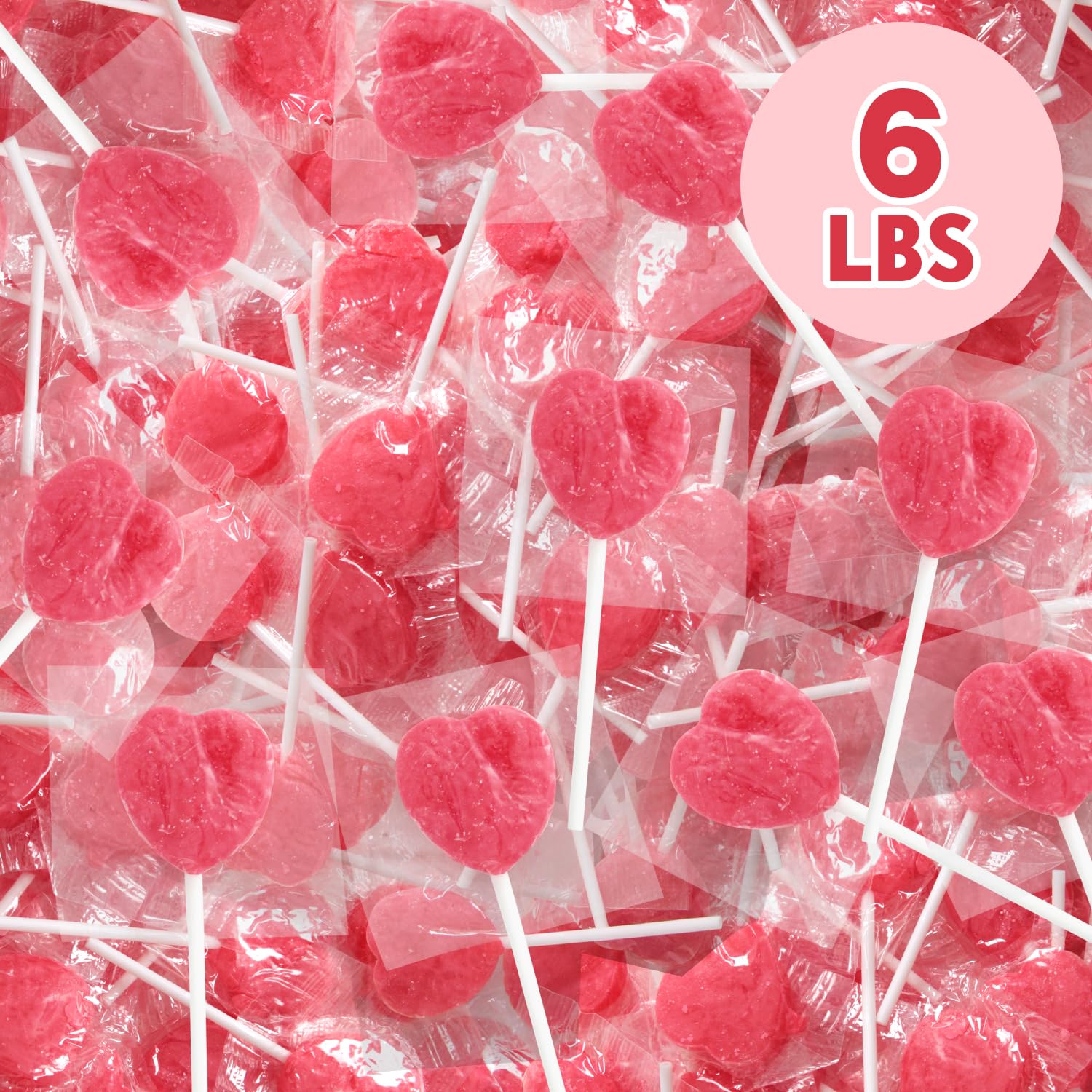 Yumzo heart-lollipops individually wrapped ensure clean, hygienic distribution at events.