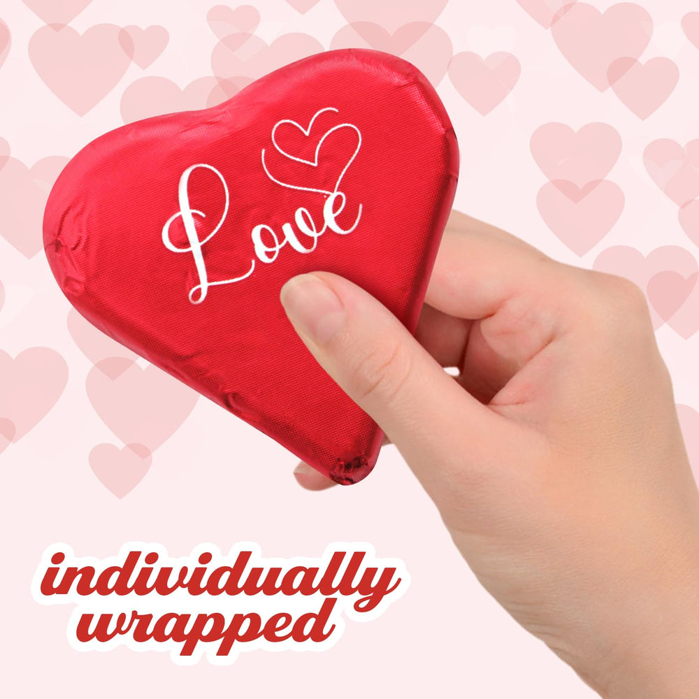 Yumzo heart shaped milk chocolate with a glossy finish for gifting.