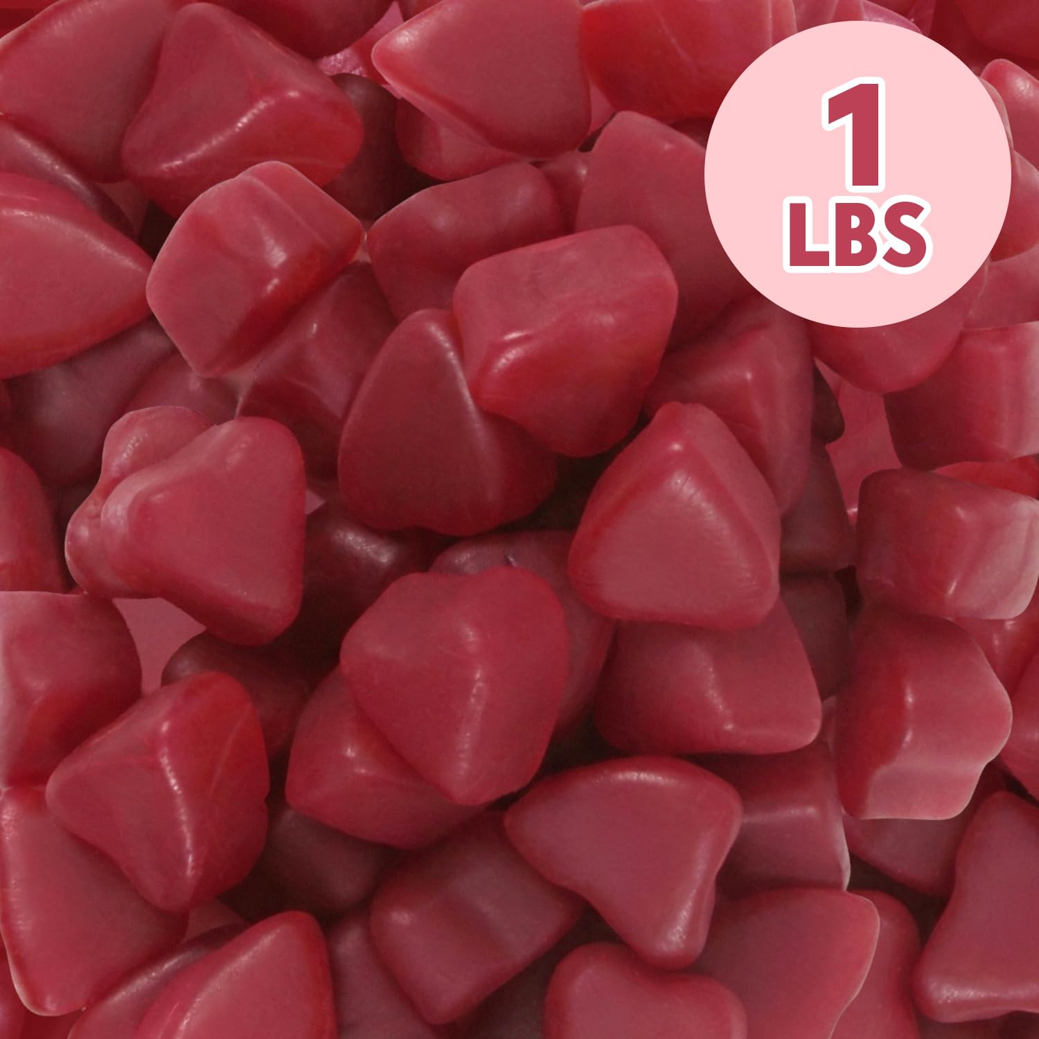 Yumzo JuJu Hearts heart-shaped gummies ideal for treats and sharing.