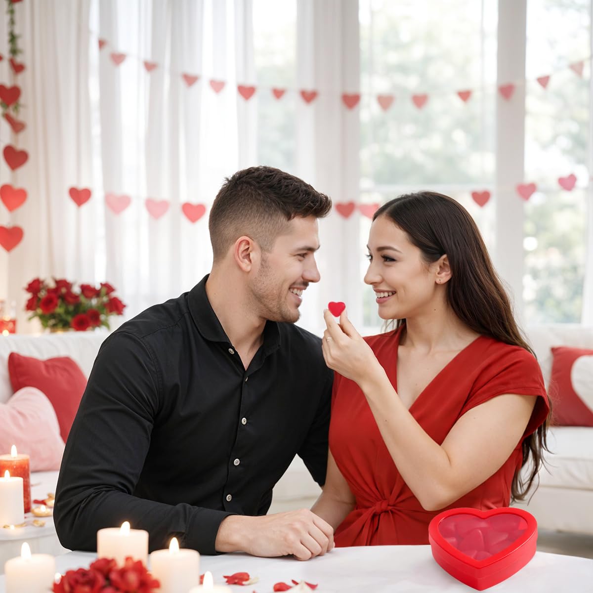 Yumzo JuJu Hearts valentines decor accent on tables