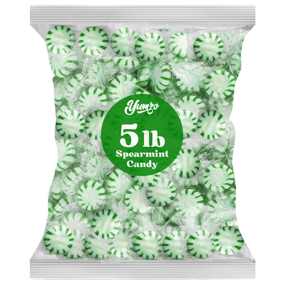 Yumzo Starlight Spearmint wrapped mints, individually wrapped for on-the-go fresh breath.
