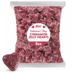 Yumzo Valentine Gummy Cinnamon Hearts pack ready for gifting and sharing