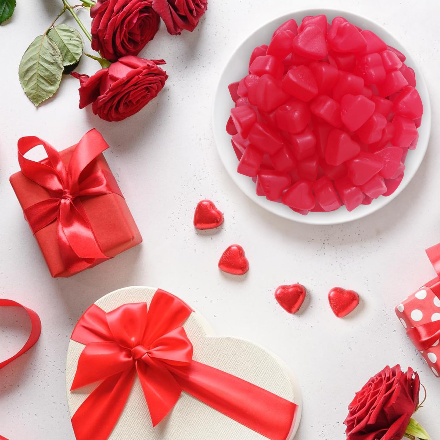 Yumzo Valentine party favors candy for festive gift bags.