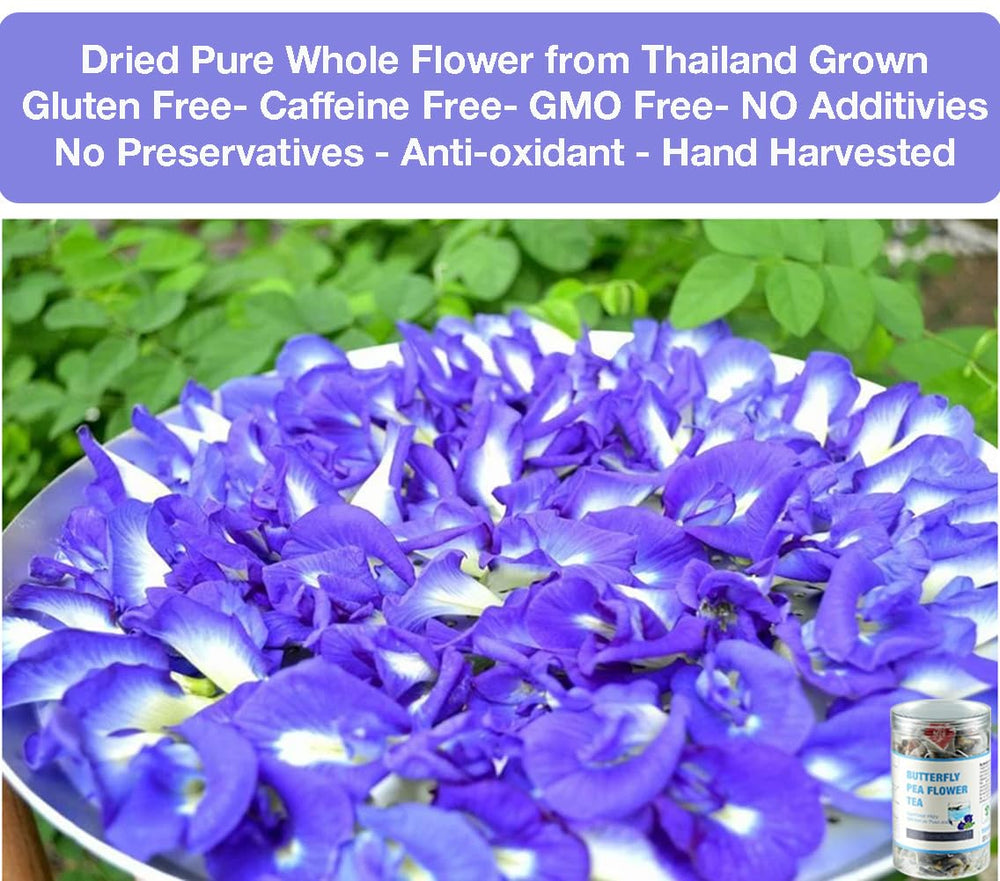 YUNHAHA culinary uses: dye rice and desserts with butterfly pea flowers.