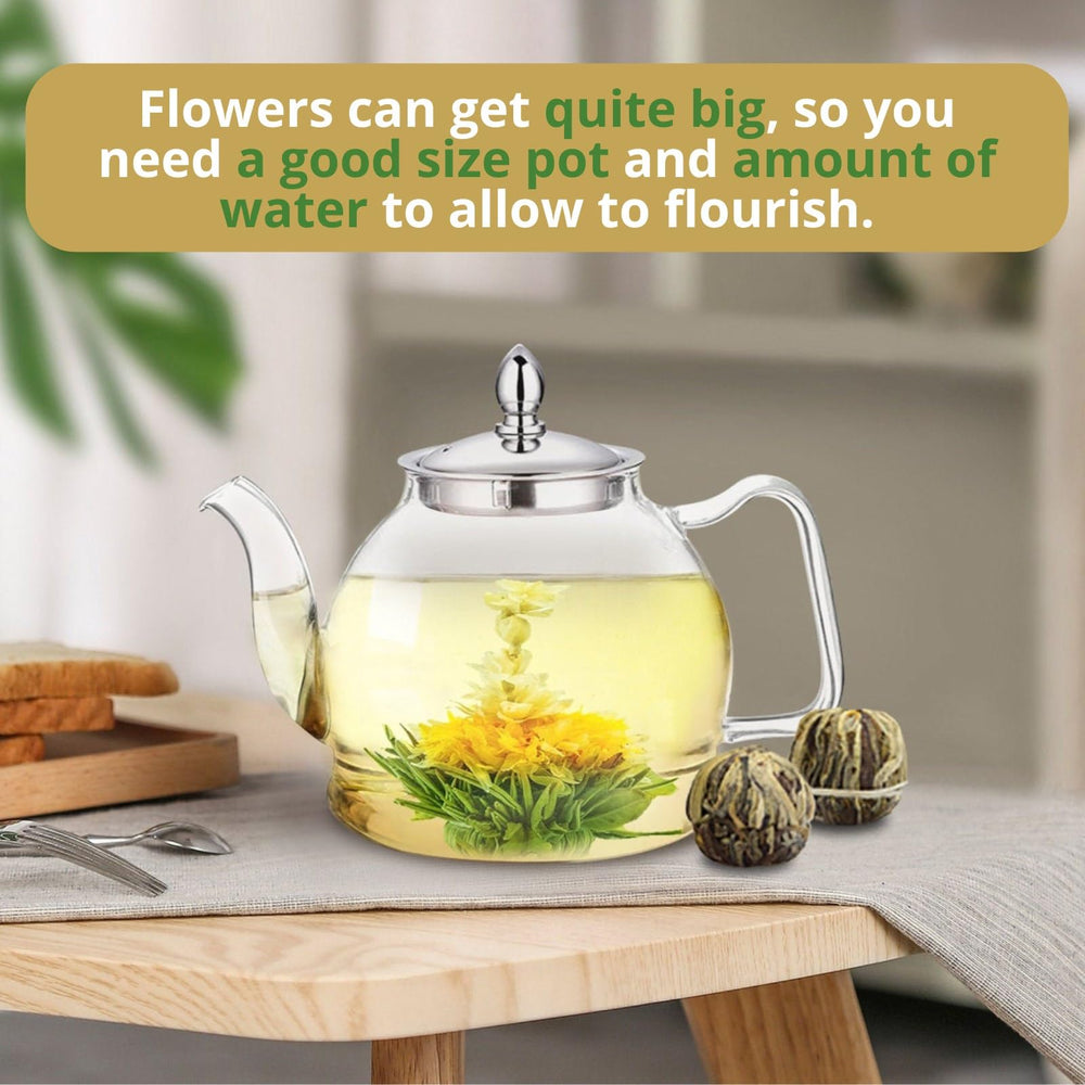 YUNHAHA mild green tea with flowers emits delicate aroma