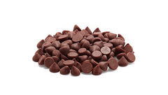 Yupik chips topping cookies for a glossy cacao finish.